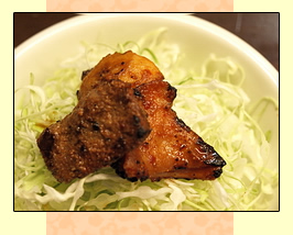 味噌にんにくの味付け