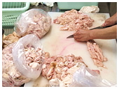 色々な部位の内臓を使用